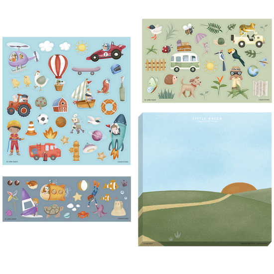 Little Dutch Sticker Set - Jim & Friends