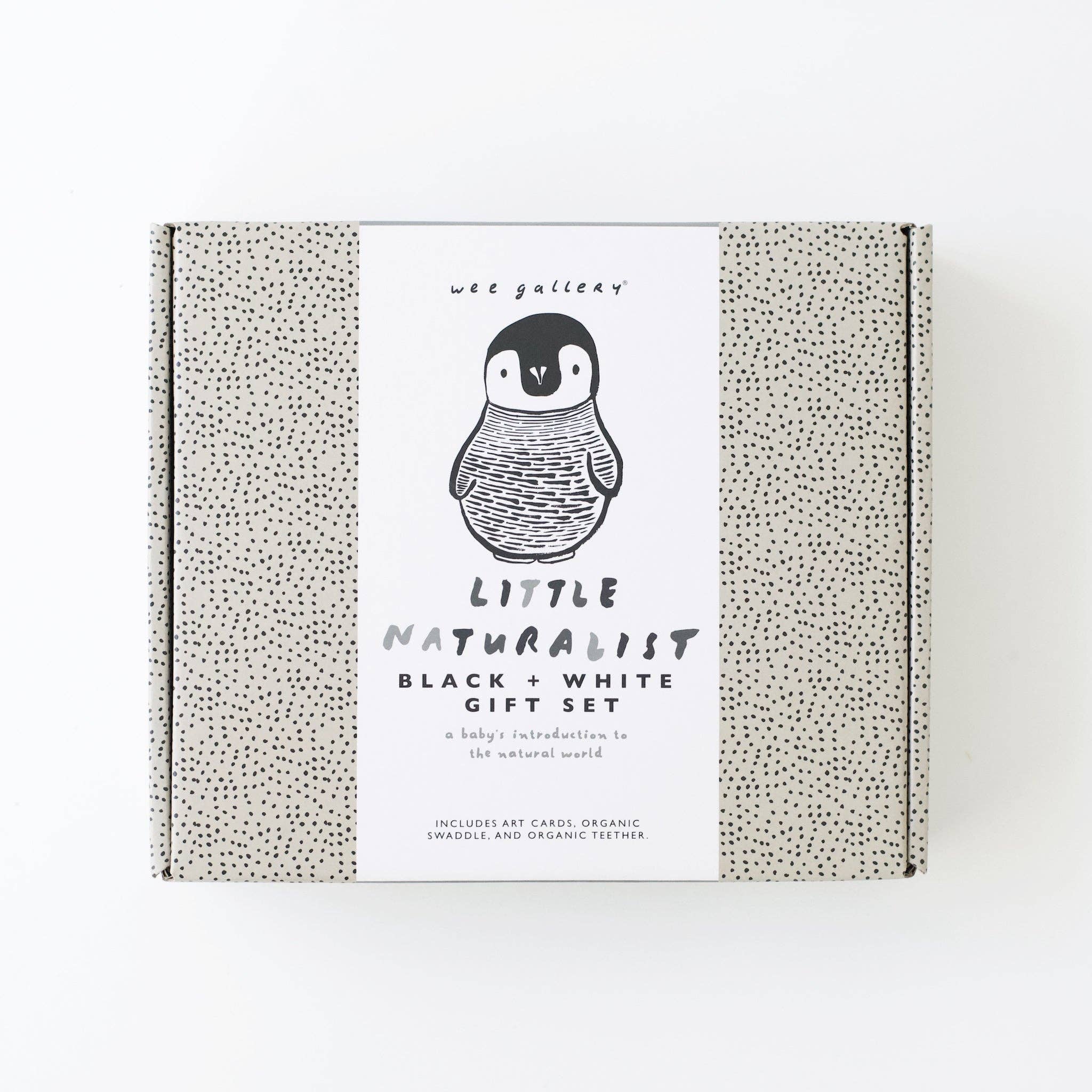 Wee Gallery Little Naturalist Gift Set Black White Fox Bramble