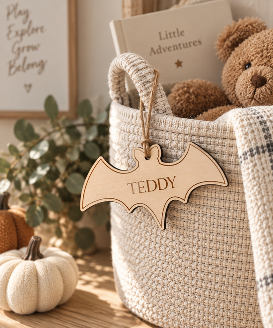 Personalised Engraved Bat Tag