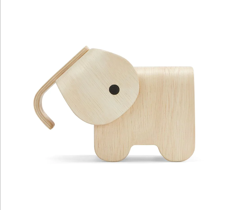 Wooden elephant deals bank
