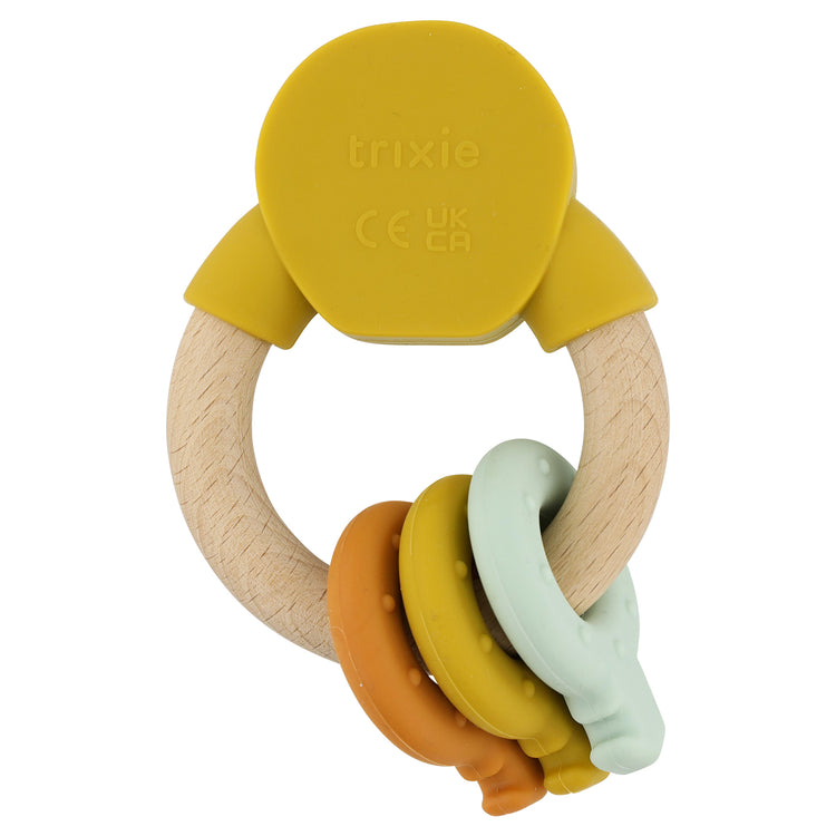 Trixie Wooden Silicone Activity Ring Mr.Lion
