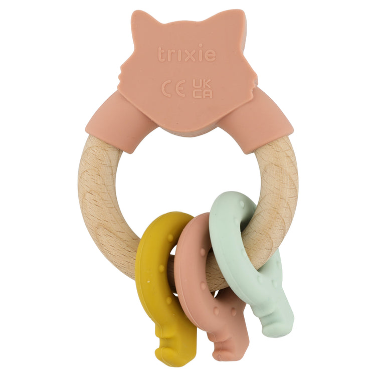 Trixie Wooden Silicone Activity Ring Mrs.Cat