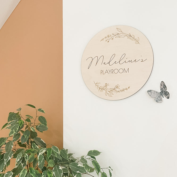 Custom Name Plaque - Fox & Bramble, Baby Milestones/Plaques, Fox & Bramble