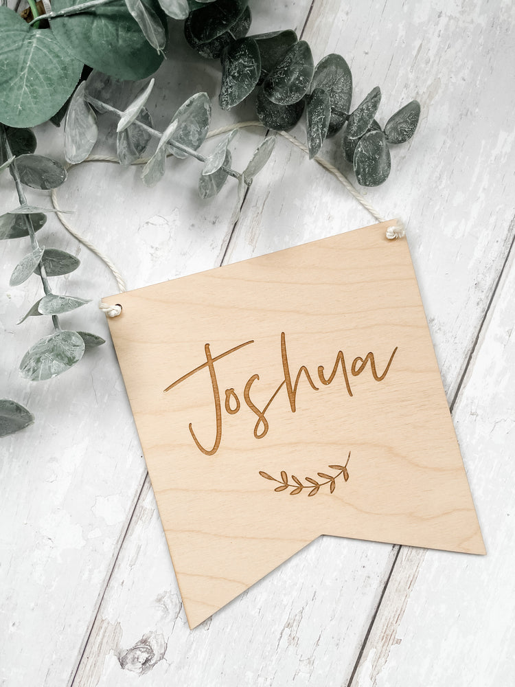Custom Name Flag Hanging - Fox & Bramble, F+B Flag Hangings, Fox & Bramble