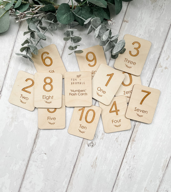 Numbers Flashcards - Fox & Bramble, , Fox & Bramble