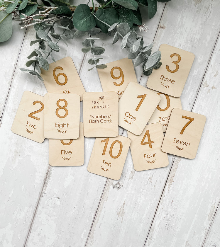 Numbers Flashcards - Fox & Bramble, , Fox & Bramble