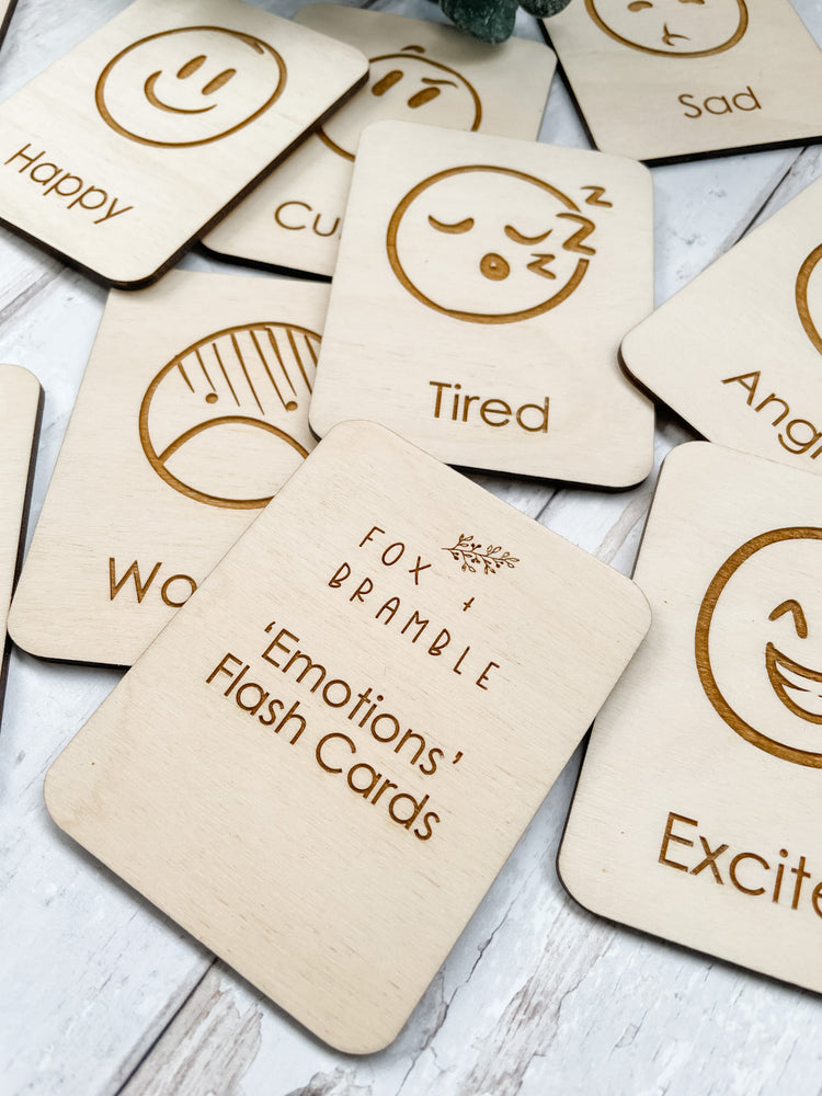 Emotions Flashcards - Fox & Bramble, F+B Flashcards, Fox & Bramble
