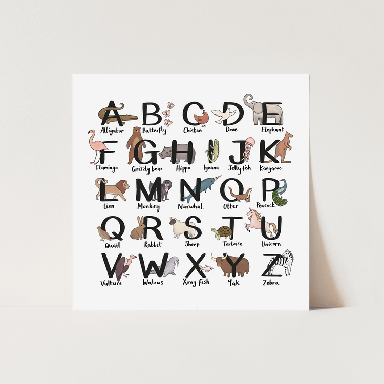 Kid of the Village 30x30 Animal Alphabet - Kid of the Village, Kid of the Village, Fox & Bramble