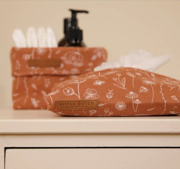 Little Dutch Baby Wipes Cover - Rust - Little Dutch, Little Dutch, Fox & Bramble