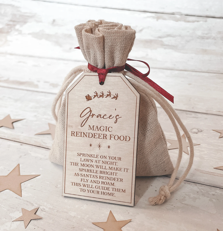 Tag Only* Personalised Magic Reindeer Food - Fox & Bramble, F+B Christmas, Fox & Bramble