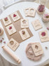 Wooden Shapes Flashcards - Fox & Bramble, F+B Flashcards, Fox & Bramble
