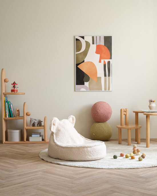 Wigiwama Bear Beanbag - Cream White
