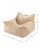 Wigiwama Beanbag Chair - Brown Sugar