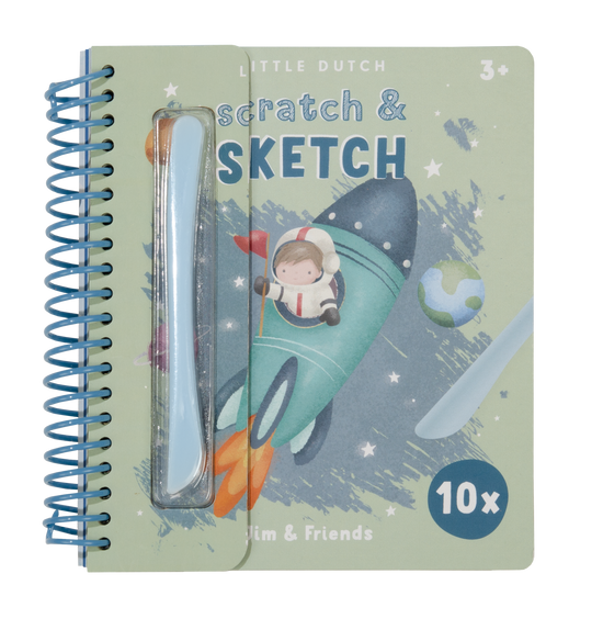 Little Dutch Scratch & Sketch - Jim & Friends
