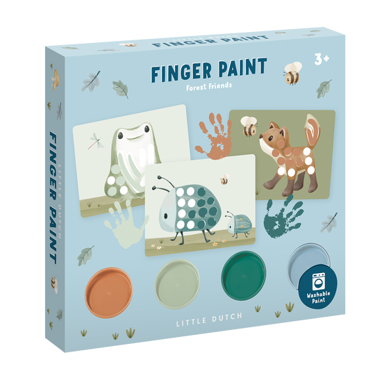 Little Dutch Fingerpaint Set - Forest Friends