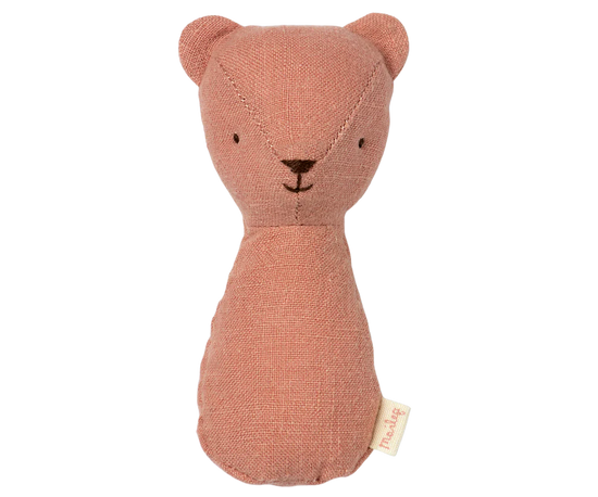 Maileg Teddy Rattle - Old Rose