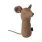 Maileg Lullaby Friends Mouse Rattle - Light Umber