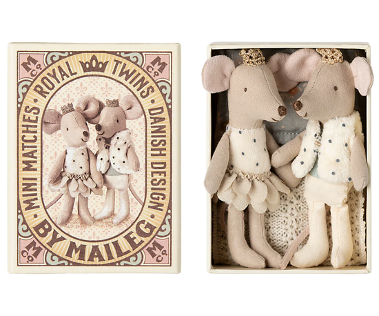 Maileg Royal Twins Mice -  Little Sister and Brother