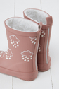 Grass & Air Colour-Changing Winter Wellies - Rose