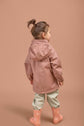 Grass & Air Kids Waterproof Rain Jacket - Rose