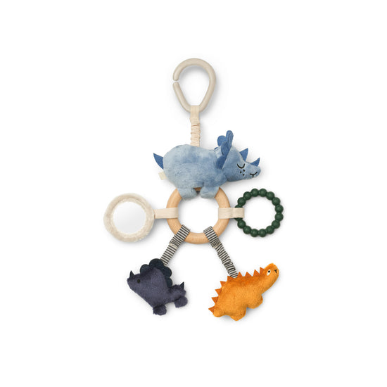 Liewood Angie Dino Activity Toy - Blue Fog Multi Mix