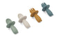 Liewood Avril Baby Cutlery 4-pack - Faune Green Multi Mix