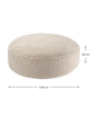 Wigiwama Ottoman - Biscuit