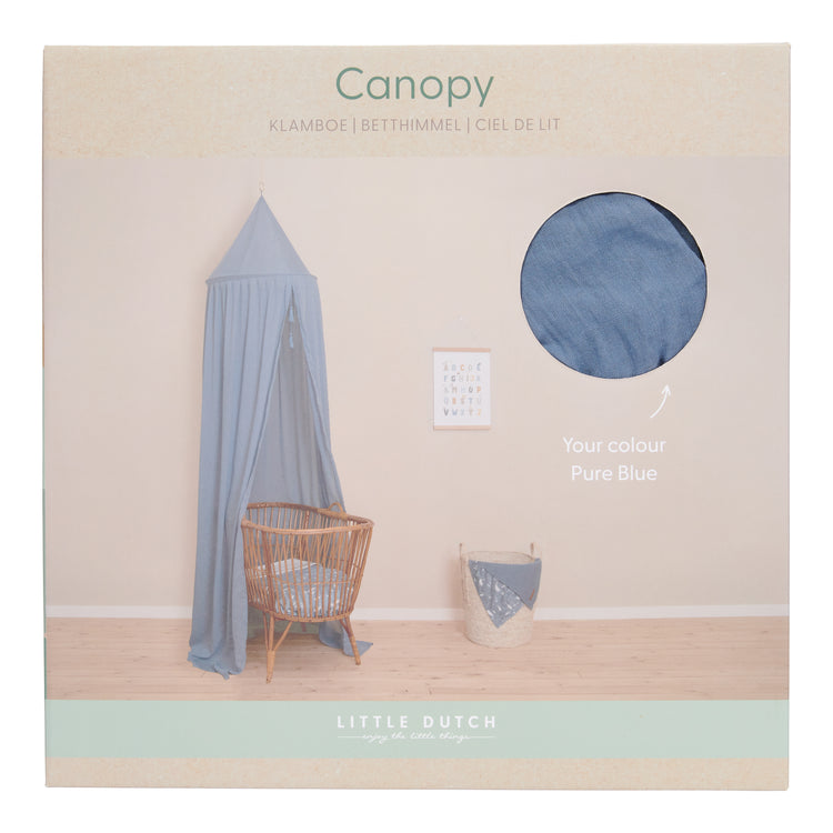 little dutch canopy pure blue, fox & bramble