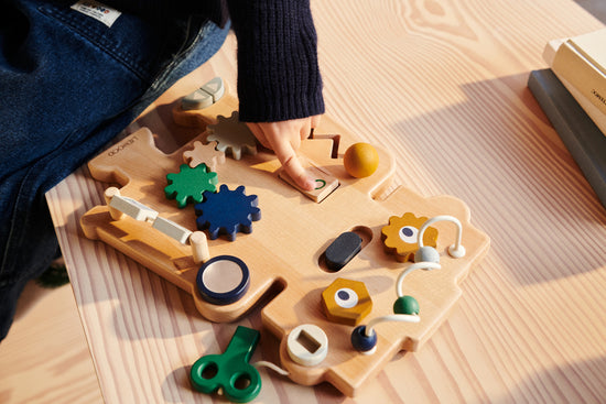 Liewood Carola Robot Play Board - Indigo Blue Multi Mix, fox & bramble