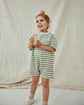 Claude & Co Stripe Sage Romper