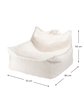 Wigiwama Beanbag Chair - Cream White