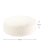 Wigiwama Ottoman - Cream White