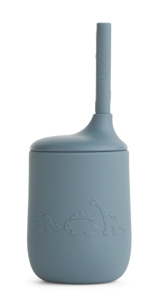Liewood Ellis Sippy Cup - Dino / Whale Blue