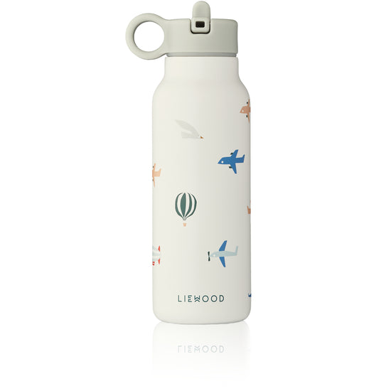liewood falk water bottle 350ml aviator ecru fox & bramble