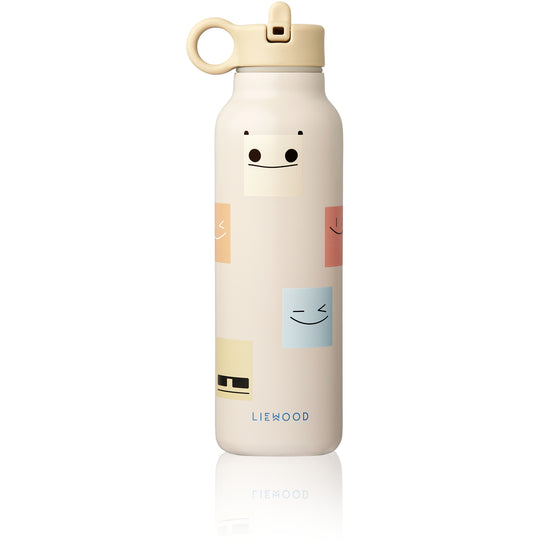 Liewood Falk Water Bottle Smiley Sandy 500ml, fox & bramble