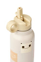 Liewood Falk Water Bottle Smiley Sandy 500ml, fox & bramble