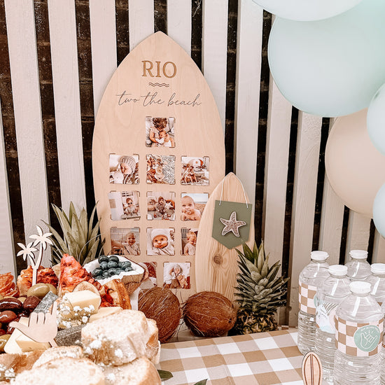 Personalised Photo Board - Surf Board Design