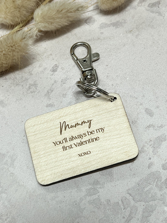 Wooden Love Letter with Personalised Note