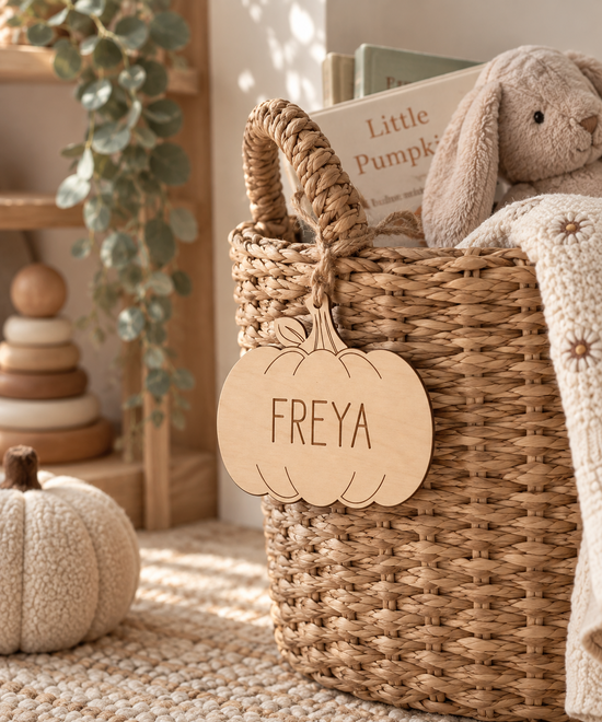 Personalised Engraved Pumpkin Tag
