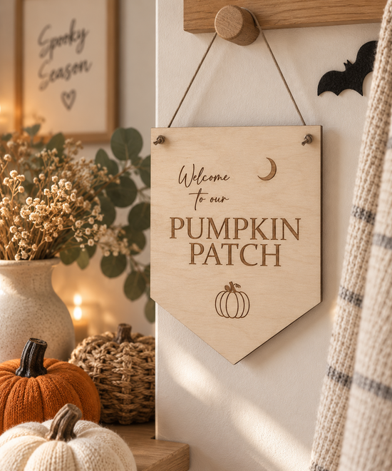 Welcome to our Pumpkin Patch Halloween Sign