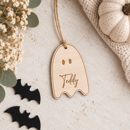 Personalised Engraved Ghost Tag
