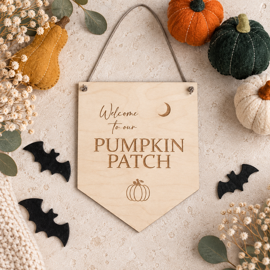 Welcome to our Pumpkin Patch Halloween Sign