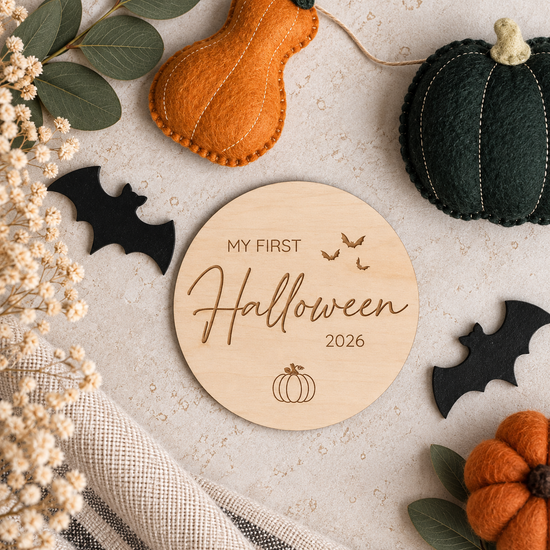 My First Halloween 2026 Plaque