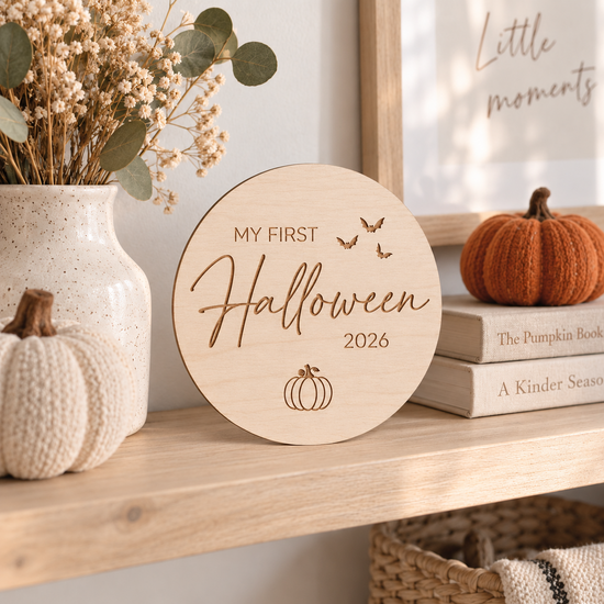 My First Halloween 2026 Plaque