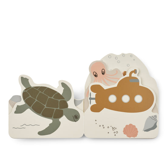 Liewood Jade Special Shape Book - Sea Creature / Sandy