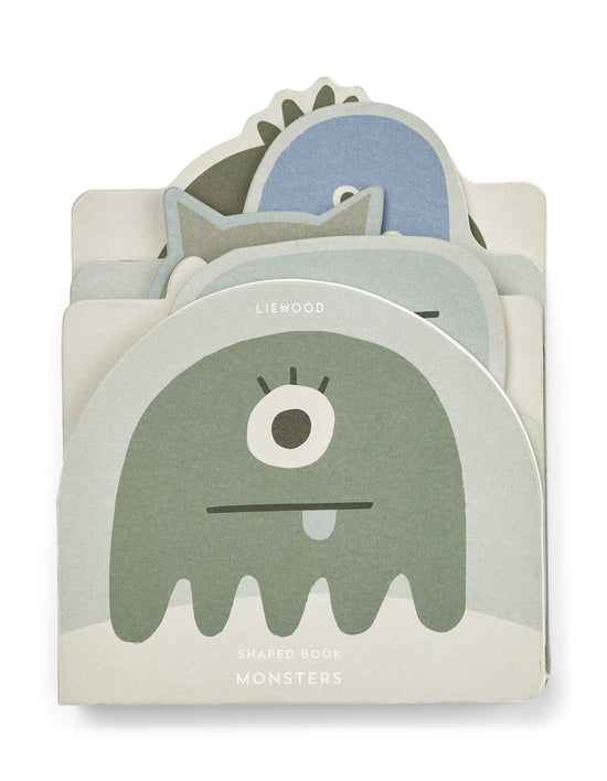 Liewood Jade Special Shape Book - Monster / Mist