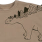 Konges Sløjd Lou Animal Spike Dino Sweatshirt - Oxford Tan