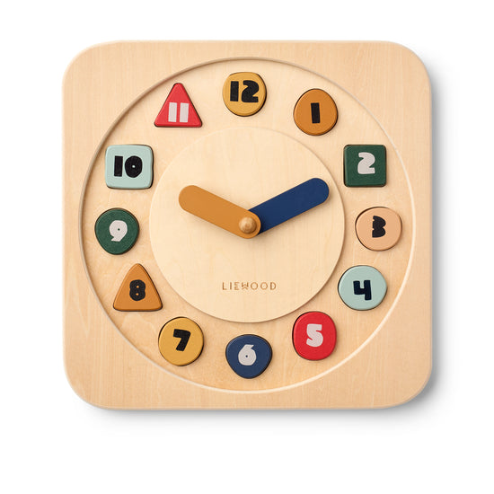 Liewood Karamo Moods & Time Activity Board - Characters / Sandy