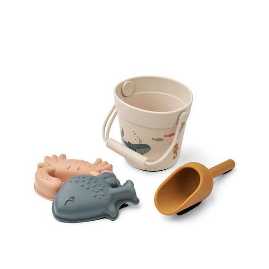 Liewood Kit Mini Beach Set - Sea Creature / Sandy
