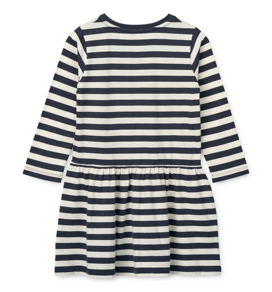 Liewood Lima Dress - Stripe Classic Navy / Creme de la Creme